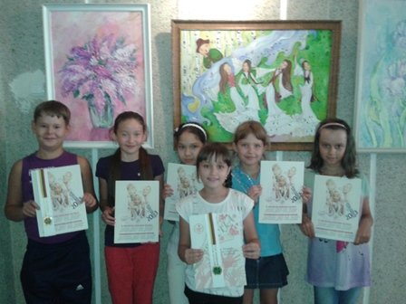 Воспитанники Детской художественной школы № 1, победители Международного конкурса детского творчества 