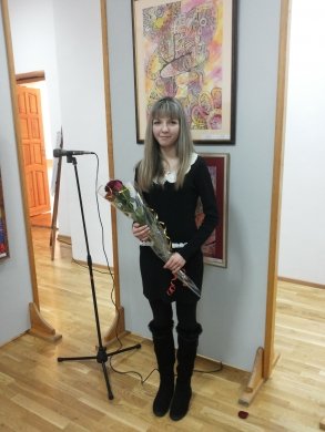 Виктория Таланованың бірінші жеке көрмесі