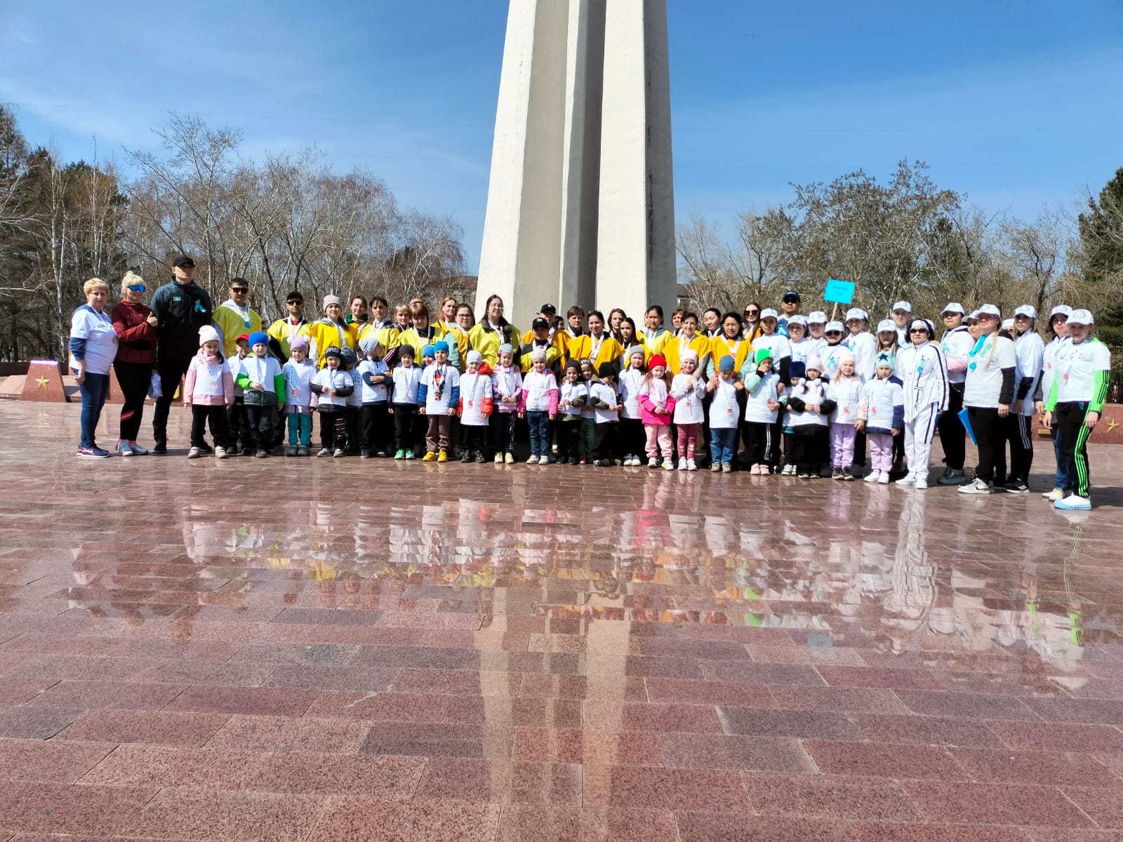 Павлодарские дошкольники Дню Победы посвятили спортивный марафон