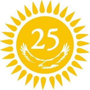 логотип 25-летия независимости
