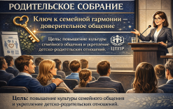 «Ключ к семейной гармонии — доверительное общение»