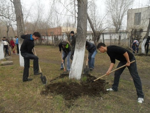 Қалалық сенбілік/Городской субботник