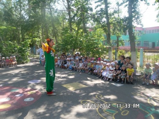 Біздің балабақшада 1 маусым Халықаралық балаларды қорғау кұніне арналған іс-шаралар  өткізілді .