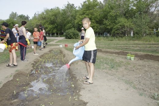 Мектеп учаскесінің алғашқы кезеңі