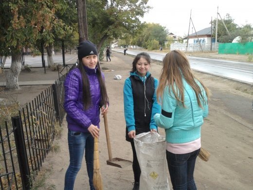 Мектеп ауласы таза болсын