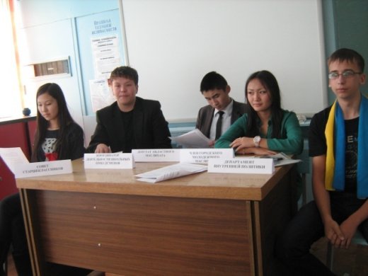 Деловая игра «Пресс- конференция по вопросам молодежной политики Республики Казахстан».