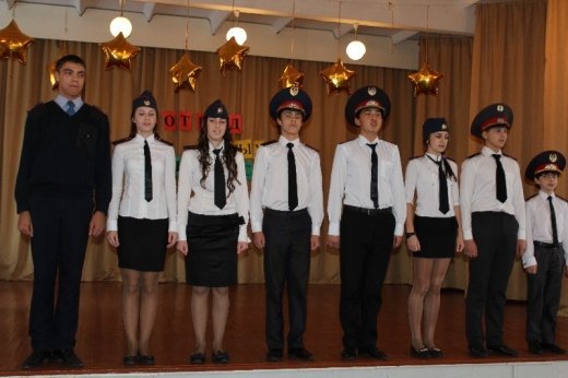 2012 жылғы 29 қараша күні  № 34  жалпы  орта  мектептің   акті залында  «Ең үздік жас полицейлер  отряды» атты қалалық конкурстың финалы өтті