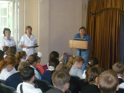 Павлодар қаласындағы №1 емхана қызметкерлерімен бірігіп өткізілген шеберлер классы 