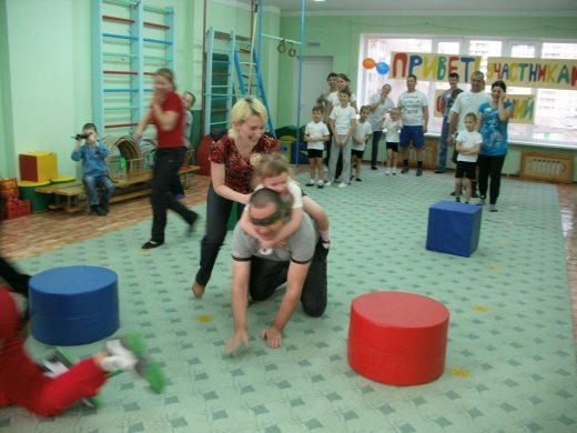 Семейный спортивный праздник в детском саду!