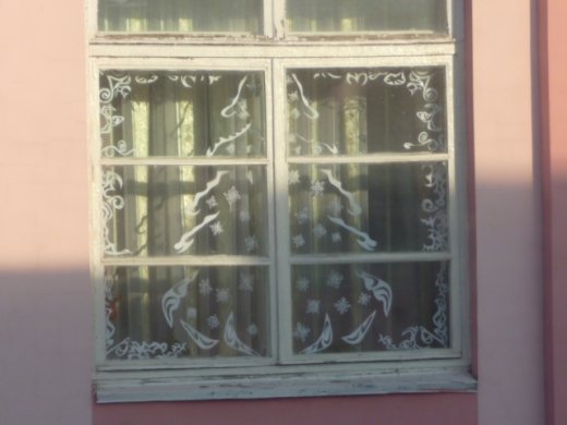 Узоры на окне