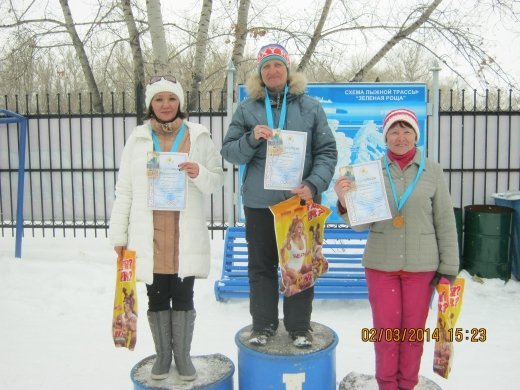 на лыжной базе «Зеленая роща» прошли  междугородние соревнования по лыжным гонкам памяти  чемпионки Мира  А. В. Сорокиной