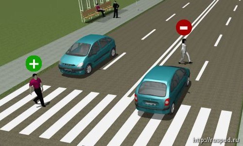 Жүргізуші – жаяу жүргінші (Driver - pedestrian)