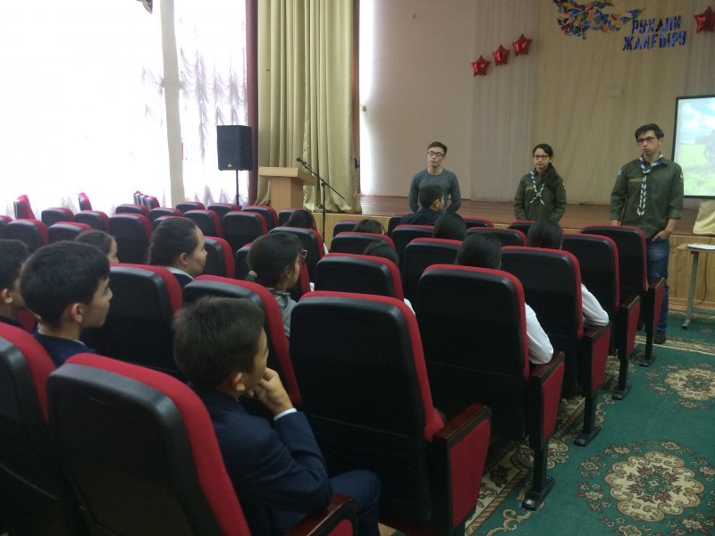«Павлодар облысының скауттары» ұйымы мен 8 сынып оқушыларының кездесуі өтті