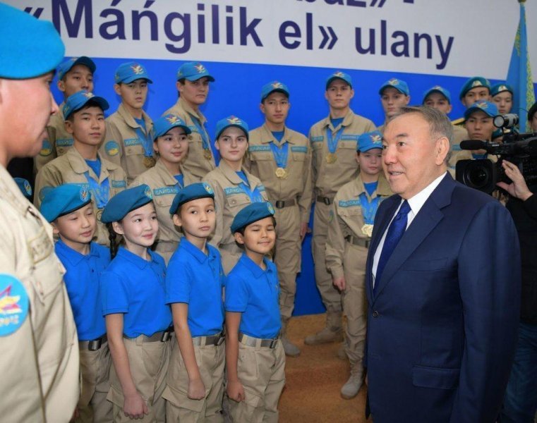 Сборная команда области «Қайсар» - участница встречи Президента Республики Казахстан с юными патриотами страны