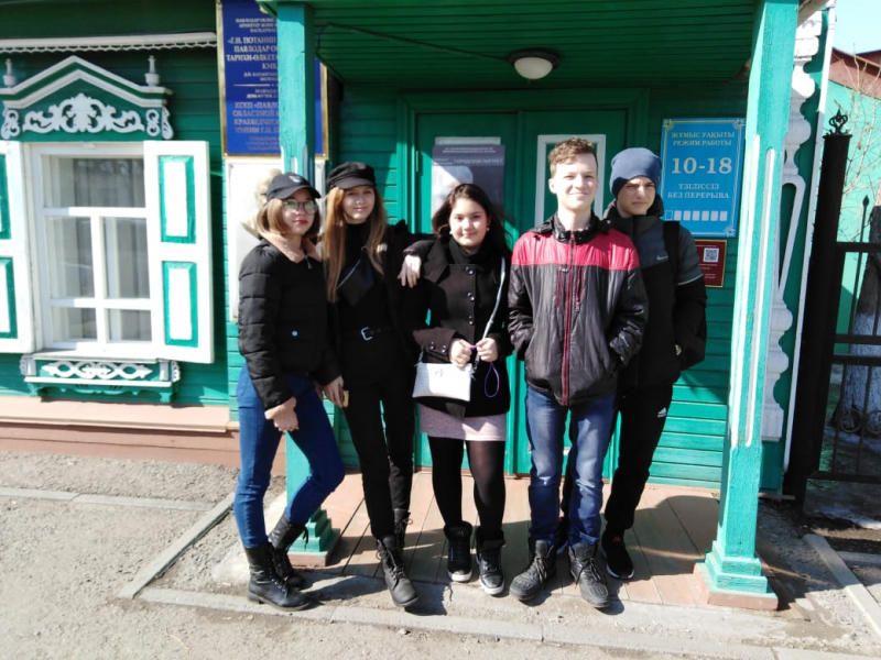 Сегодня учащиеся 8 «А» посетили музей им. Багаева.