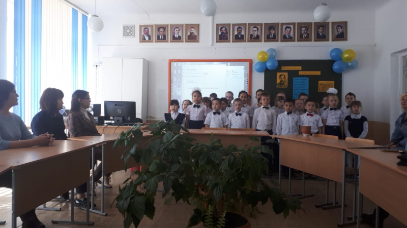 День открытых дверей для будущих первоклассников с казахским языком обучения.