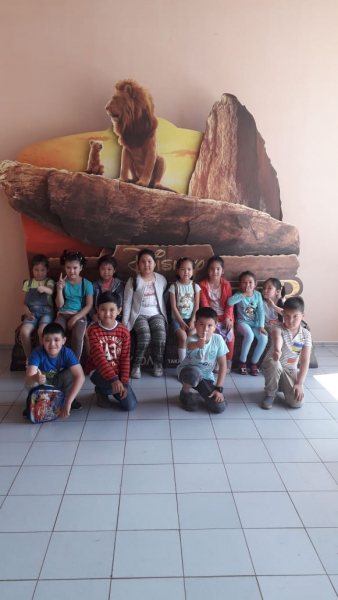 June 15th, school camp Smeshariki visited Aimanov cinema and watched a cool cartoon 