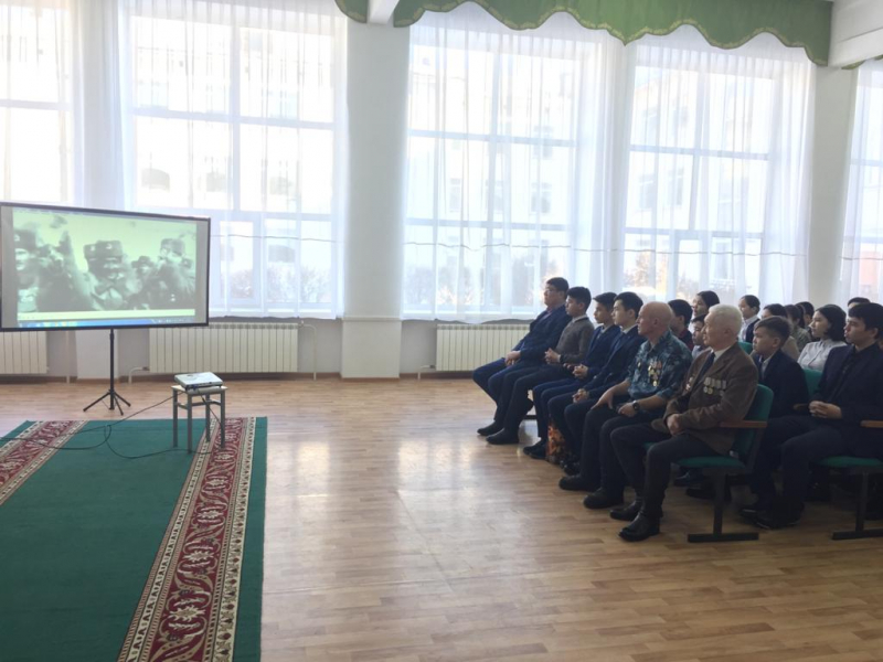 «Ауған сөнген шоқ, өшкен орман» тақырыбында сынып сағаты өткізілді