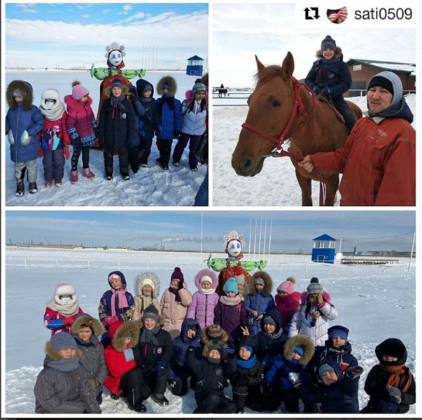 school34_pvl #Repost @sati0509 (@get_repost) ・・・ 1 Г проводили последний день зимы! На катались, на игрались и поели