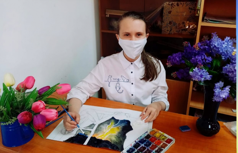 Победа юных художников Павлодара в городе Костанае