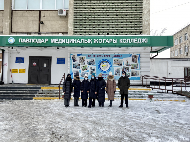 Павлодар жоғары медициналық қолледжіне экскурсия