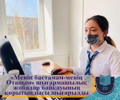 «Менің Отаным -менің бастамам» республикалық шығармашылық жобалар байқауының қалалық кезеңі