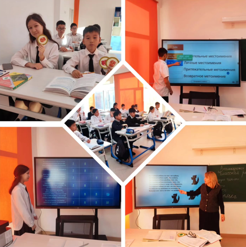 18 ноября в рамках Декады русского и английского языков был проведён открытый урок в 6а классе по теме 