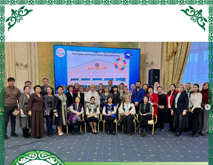 28.01.2025 жылы біздің мектебіміздің музыка пәні мұғалімі Кенесбаева А. М. “Қанат Бодатұлы Даржұман атындағы ұлттық жаңғыру мектебі” КММ-де өткен “Этномәдениеттік кеңістікте көпмәдени тұлғаның дамуы” атты семинарға қатысты.