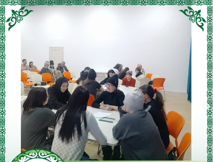 28.01.2025 ж. мектепте «Даналық мектебі» аясында «Жеңге мінінімен көркем» тақырыбында семинар-практикум өтті.