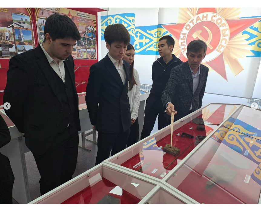 Ұлы Жеңістің 80 жылдығы қарсаңында №27 ЖОББм оқушылары И.В.Панфилов атындағы жауынгерлік Даңқ мұражайына барды.