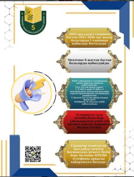 Болашақ бірінші сынып оқушыларының ата-аналарына