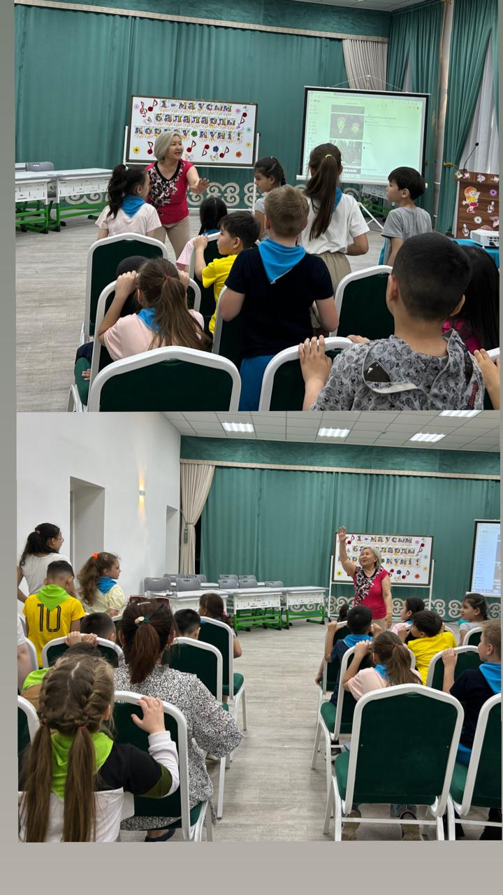 Детям летнего лагеря психолог провела мероприятие «Мы команда», для формирования сплоченности и умения взаимодействовать друг с другом