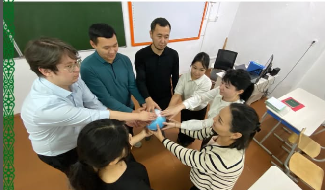 27 ноября школьный психолог Сансызбаева М.Д. провела тренинг для молодых специалистов на тему «Как преодолеть трудности на работе?».