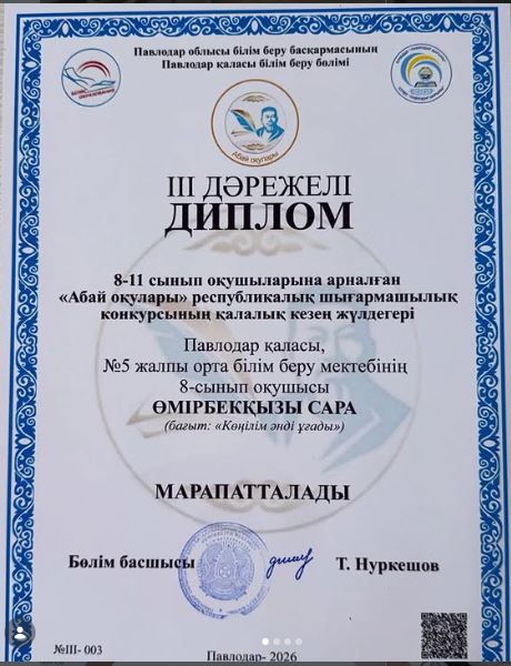 Творческое достижение