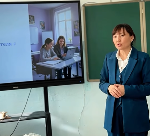 Бүгін «Қазіргі заманғы сабақ: мұғалім мен оқушының ынтымақтастығы» тақырыбында ЖММ отырысы өтті.