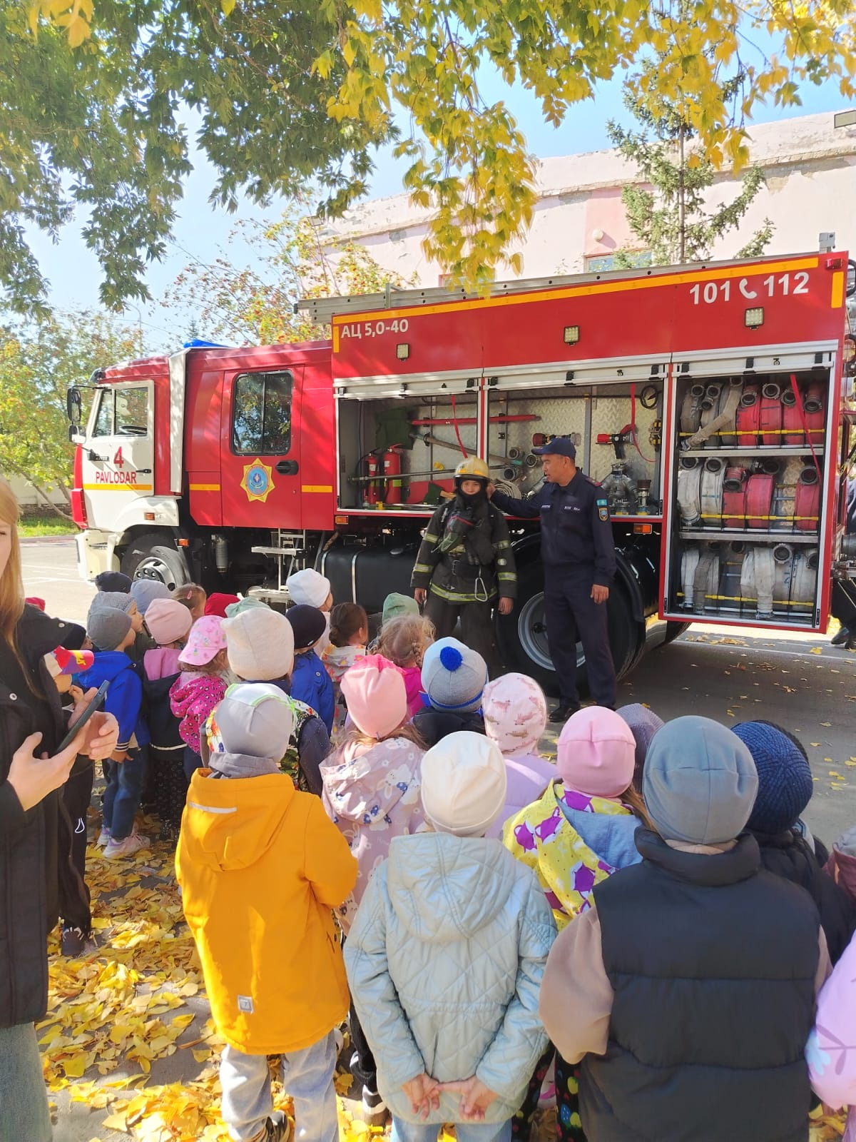 Пожарные учения совместно с Пожарной частью #4