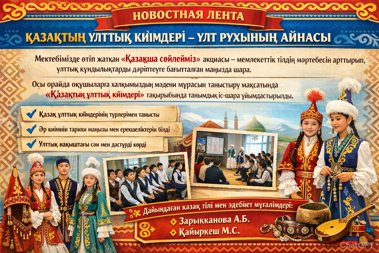 «Қазақша сөйлейміз» акциясы