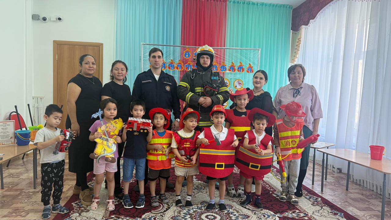 Мероприятие по обучению детей пожарной безопасности в старшей группе «Пожарные учения»