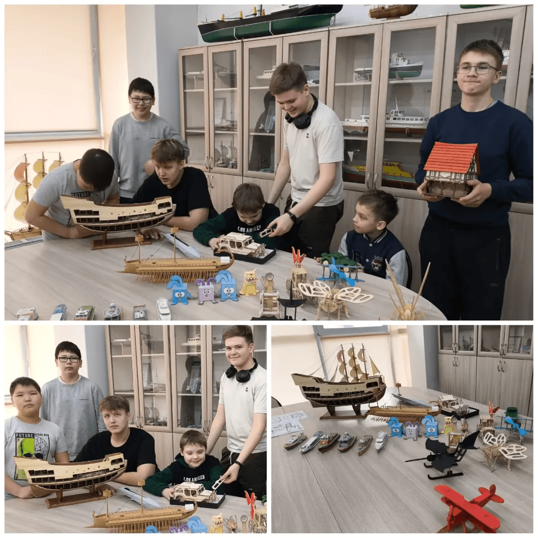 Балалар техникалық мектебінің техникалық бөлімінің тәрбиеленушілері көктемгі каникул кезінде жасаған жұмыстарын ұсынды. 