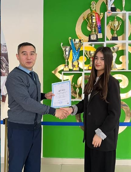 Жеңімпазымызбен мақтанамыз!