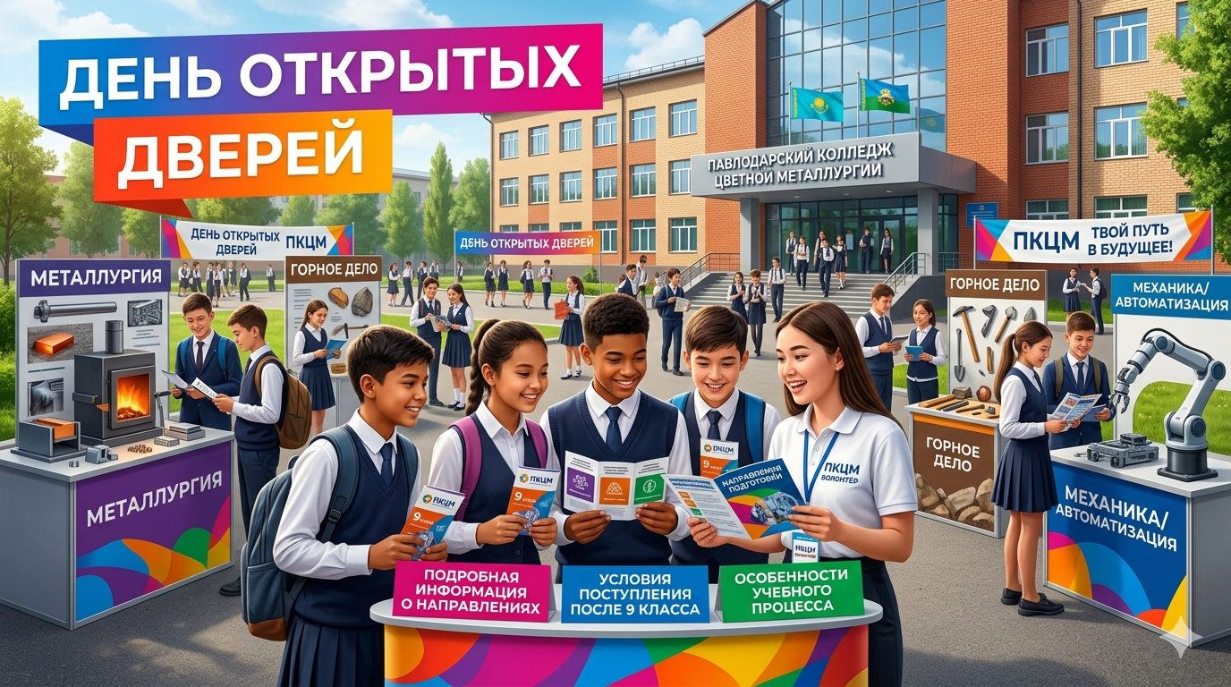 День открытых дверей в Павлодарский колледж цветной металлургии