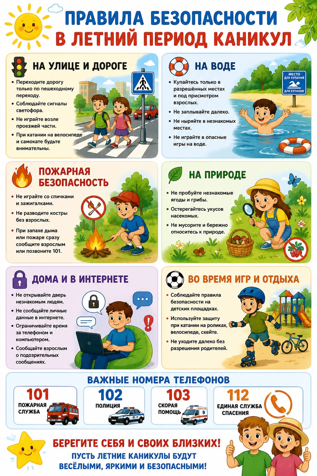 Летние каникулы!