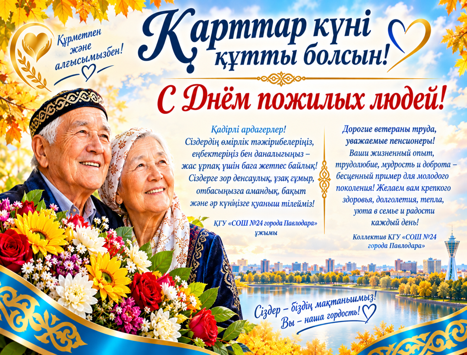 Қарттар күніне арналған тағылымды іс-шара