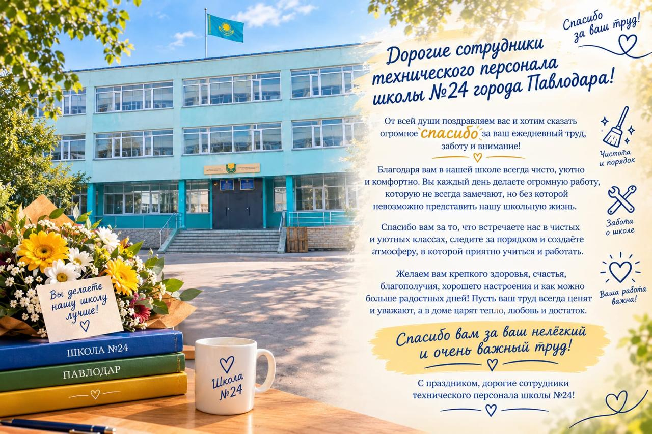 Дорогие наши сотрудники технического персонала!