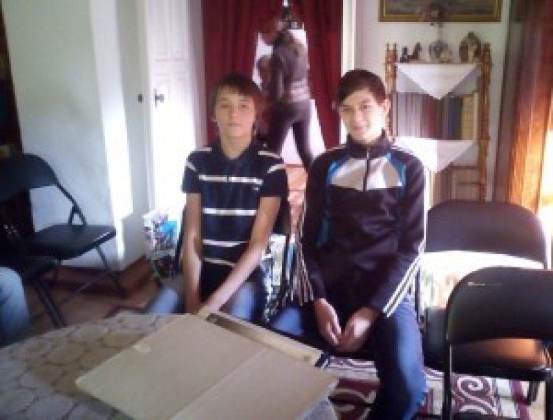 Парни 8Б в музее П.Н. Васильева