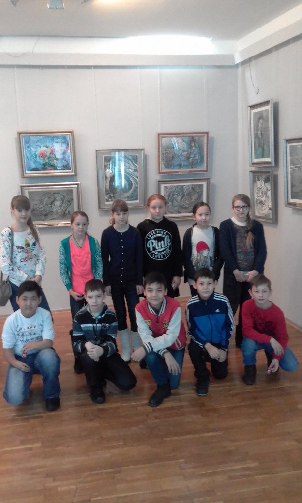 5 Д класс посетил Павлодарский областной художественный музей