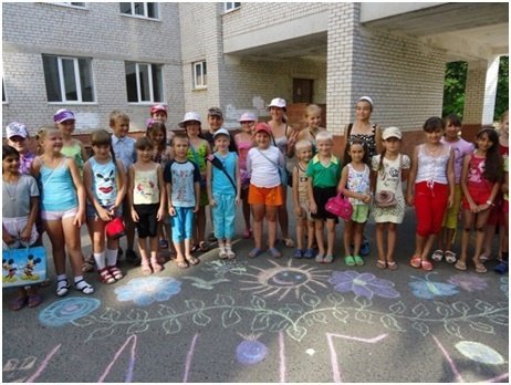 Открытие пришкольного лагеря «Мир детства»